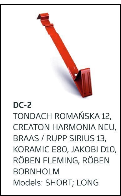 Śniegołap DC2 do dachówki Śniegołap DC2 do dachówki