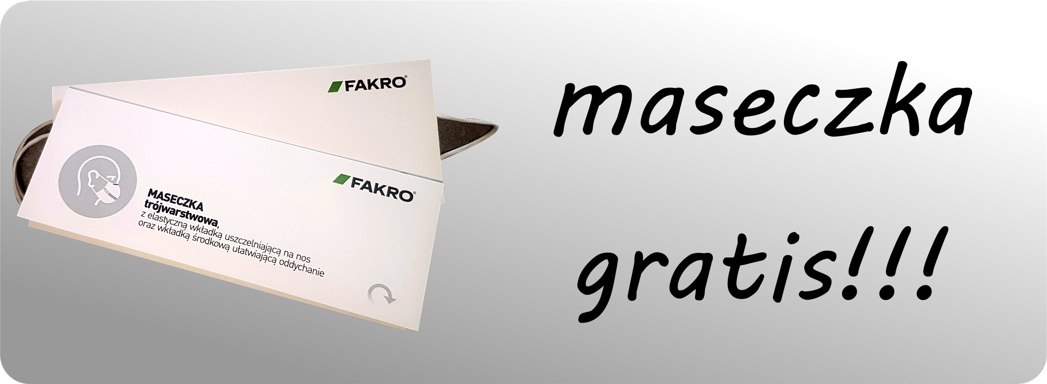 #maseczka gratis